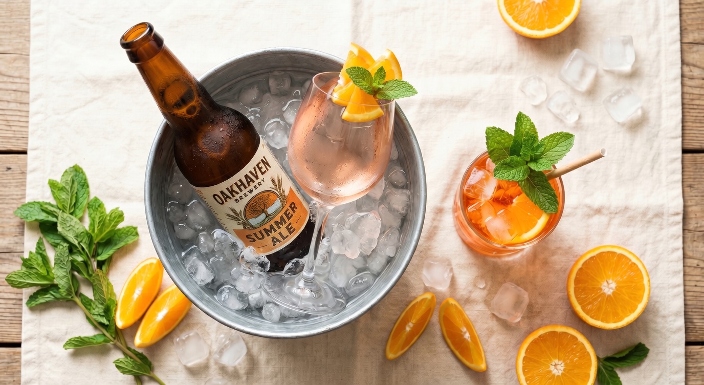 Pessoas felizes comemorando com bebidas